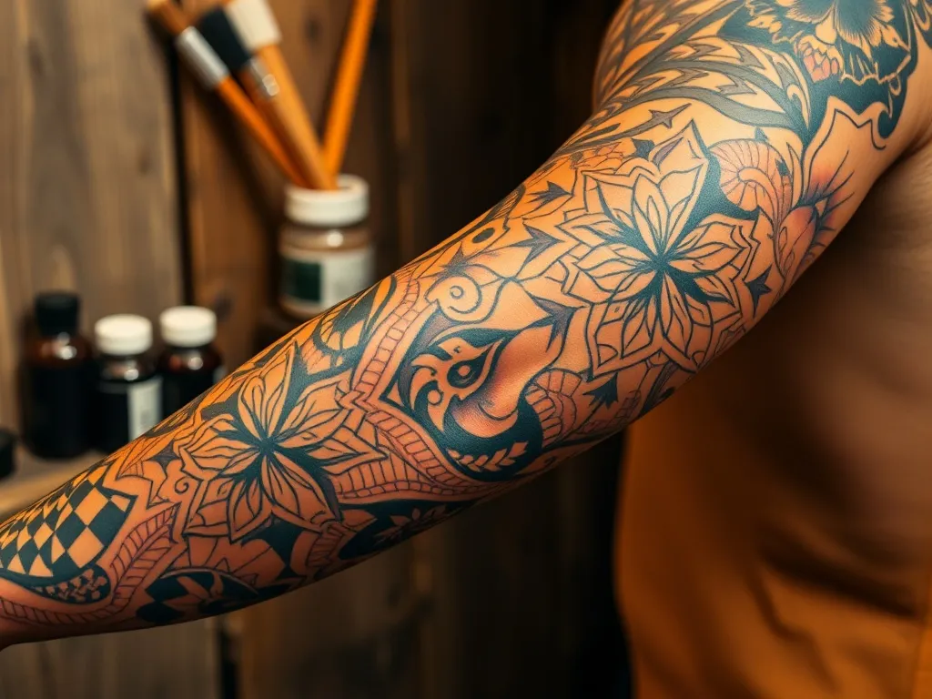 Tatuaże męskie na rękę: inspiracje i porady dla przyszłych właścicieli