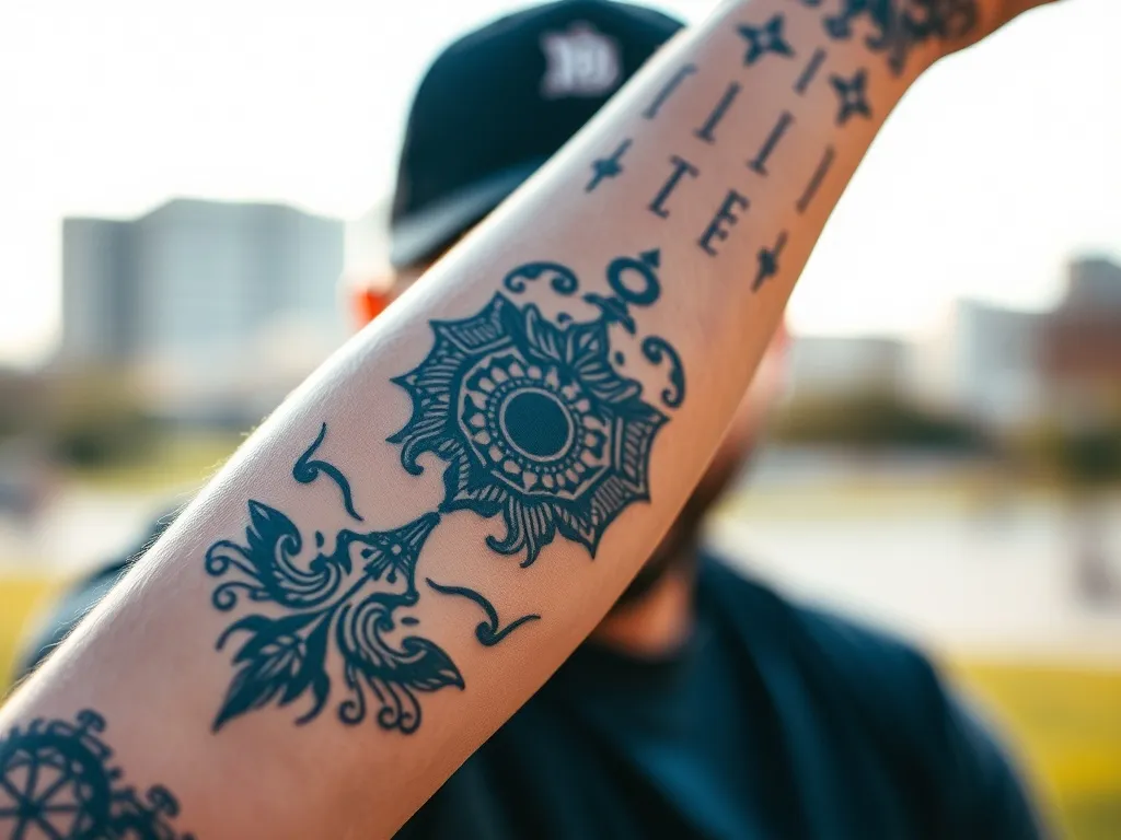 Przedramię tatuaże męskie: odkryj popularne wzory i ich znaczenie